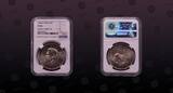 SOUTH AFRICA , KM# 40.1 , Silver, 5 Shillings, 1948, Proof, King George VI. Scarce date. Only 1120 pieces struck! High Gem Proof