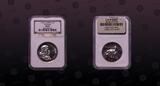 SOUTH AFRICA , KM# 71.1, Silver, 1 Rand, 1966, Proof, Jan van Riebeeck. ENGLISH LEGEND. Very rare silver coin in Gem Proof condi