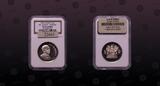 SOUTH AFRICA , KM# 80.1, Silver, 1 Rand, 1969, Proof, Dr. T. E. Donges. ENGLISH LEGEND. Very rare silver coin in Gem Proof condi