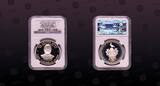 EAST CARIBBEAN STATES, KM# 28 , Silver, 10 Dollars, 1998, Proof, 50th Anniversary - University of the West Indies - Sir Arthur L