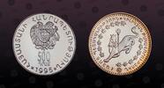 ARMENIA 500 Dram ARMENIA, KM# 66 , Silver, 500 Dram, 1995, Proof, Crowned lion with staff, 11th Century. Very rare 5 oz. Silver proof coin. Only -