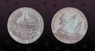 LAOS 5000 Kip LAOS , KM# 71 , Silver, 5000 Kip, 1999, Proof, Olympics Sydney - Sailboats. Coin in excellent condition! -