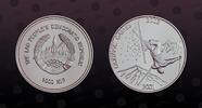 LAOS 1000 Kip LAOS , KM# 85 , Silver, 1000 Kip, 2001, Proof, Olympics - Freestyle skier. Scarce. Coin in excellent condition! -