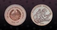 LAOS 1000 Kip LAOS , Unlisted, Silver, 1000 Kip, 2001, Proof, Pygathrix Nemarus. Coin housed in Original Mint capsule! Coin in excellent condi -