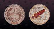 LAOS 15000 Kip LAOS , KM# 75 , Silver, 15000 Kip, 2001, Proof, Red Dragon Fish. Colored. Scarce silver proof coin in excellent condition! Nice -
