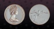 SOLOMON ISLANDS 10 Dollars SOLOMON ISLANDS , KM# 10a , Silver, 10 Dollars, 1981, Proof, Frigate Bird. Scarce. Only 593 silver proof struck! Coin in excelle -