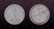 SWITZERLAND 20 Francs SWITZERLAND, KM# 104 , Silver, 20 Francs, 2003, Proof, St. Moritz Ski Championships. Coin housed in Original Mint capsule! Coin -