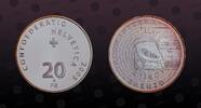 SWITZERLAND 20 Francs SWITZERLAND, KM# 112 , Silver, 20 Francs, 2005, Proof, Geneva Motor Show. Coin housed in Original Mint capsule! Coin in excellen -