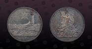 SWITZERLAND 5 Francs SWITZERLAND, KM# S15 , Silver, 5 Francs, 1881, Mint Strike, Fribourg. Scarce silver coin! -