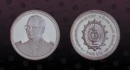 THAILAND 600 Baht THAILAND, Y# 389 , Silver, 600 Baht , BE2545-2002, Proof, Royal crown in radiant oval. Seldom seen on auctions! Excellent condi -