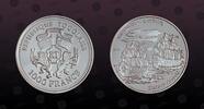 TOGO 1000 Francs TOGO , Unlisted, Silver, 1000 Francs, 2002, Proof, Two sailing ships - Letterings: Wappen von Samburg and Kaiser Leopold. Co -