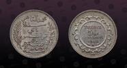 TUNISIA 50 Centimes TUNISIA, KM# 237 , Silver, 50 Centimes, AH1335 - 1916A, Mint Strike, Nice silver coin! -