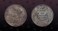 TUNISIA 10 Francs TUNISIA, KM# 265 , Silver, 10 Francs, AH1358 - 1939(a), Mint Strike, Nice silver coin! -