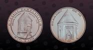 TURKEY 40 New Lira TURKEY, KM# 1237 , Silver, 40 New Lira, 2008, Proof, Towers on both sides. Coin in excellent condition! -