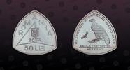 50 Lei, 50 Lei, 50 Lei 2002 ROMANIA ROMANIA [KM# 195-197] 2002 Silver 3-Piece Proof Set 