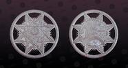 ESTONIA 25 Krooni ESTONIA, KM# 55 , Silver, 25 Krooni, 2010, Proof, 8 stars surrounding by circle. Coin housed in Original Mint capsule! Coin in e -