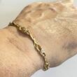 Finnland  Lapponia Armband Björn Weckström 1976 750er Gold mit 7 Diamanten gute Erhaltung