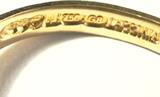 Finnland G8 - 1984 Diamantring Goldring Lapponia 750er Gelbgold + Diamant 0,05 ct Björn Weckström gut