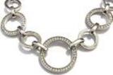 Deutschland  Jette Joop Collier Kette Kreise 45 cm 925er Sterling Silber gut