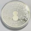 Deutschland 250 g Silber Silver Medaille Willkommen Euro 2001 999 er Silber Durchmesser 8 cm Proof