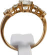Ring Gr. 66 Verspielter Roségold Ring DQCZ sieben Zirkonia 585 er Gold sehr gut