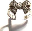 Silberring Gr. 54 Thomas Sabo Schleifenring Ring Schleife Zirkonia 925 er Silber gut
