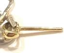 Ohrringe Hängende Ohrstecker 585er Gold bicolor 14 Karat