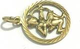 Deutschland  Anhänger Sternzeichen Schütze Sagittarius 333 Gelbgold 23. November 21. Dezember sehr gut