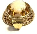 Anhänger Opal Cabochon oval 585er Gelbgold / 14 Karat GG sehr gut