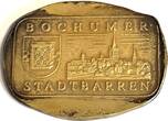 Deutschland  Bochumer Stadtbarren Apollo-Theater erbaut 1908 vergoldet limitiert