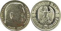 Drittes Reich Paul von Hindenburg 1847 - 1934 5 Reichsmark 1935 F ss
