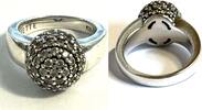 Ring Kugel Jette Joop 925er Sterling Silber + Zirkonia Gr. 55 -