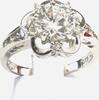 Solitär Zirkoniaring 925er Silberring Zirkonia DQCZ 925er Silber Ring Gr. 57 -
