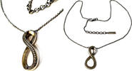Deutschland JETTE Anhänger Infinity 8 Unendlichkeit 925 er Sterling Silber Kette Jette Joop -
