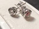 Ohrringe BCI Sogni d'Oro Solitär Zirkonia Ohrstecker 925er Sterling Silber 0,7 ct -