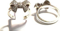 Silberring Gr. 54 Thomas Sabo Schleifenring Ring Schleife Zirkonia 925 er Silber -