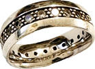 Deutschland Ring Gr. 66 Pfeffinger geschwungener Silberring Zirkonia 925 er Sterling Silber -