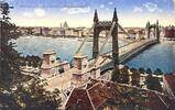 Ungarn Ansichtskarte Budapest um 1900 Budapest Elisabethbrücke leicht be... 4.33 £  +  17.34 £ shipping