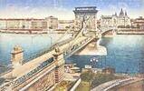 Ungarn Ansichtskarte Budapest um 1900 Budapest Kettenbrücke leicht besto... 4.33 £  +  17.34 £ shipping