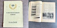 Deutschland Heft Schützenwesen Festschrift 125 Jahre Schützenverein Lohne 1961 -