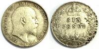 Großbritannien 6 Pence 1910 Edward VII s 6.94 £  +  17.34 £ shipping