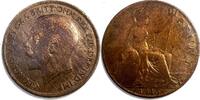 Großbritannien One Penny 1915 George V.  21.67 £  +  17.34 £ shipping