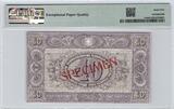 Suisse 1914 Spécimen du 40 francs - Billet de Réserve - PMG 64 EPQ - Top Pop!
