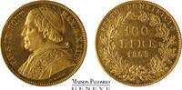 Vatican Vatican - Pie IX (1846-1878) 100 lires or - 1868   