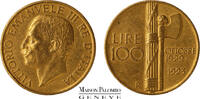 Italie Italie 100 lires  1923 