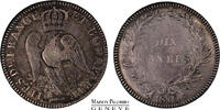 Maurice et Réunion 10 livres 10 livres en argent « Piastre Decaen » - 1810 Port-Louis -