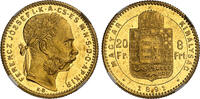 Hongrie 20 francs 20 francs / 8 forint en or «Fiume» - 1891 KB Kremnitz ... 1,083.69 £  +  21.67 £ shipping