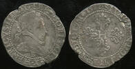 France Franc au col plat Henry III of France, 1574-1589. -