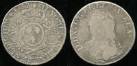 France Ecu aux branches d'olivier Louis XV. (1715-1774) Grenoble mint -