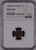 FRANCE 1 Centime 1854 MA Napoléon III. (1852-1870) Marseille mint NGC MS... 130.03 £  +  11.27 £ shipping